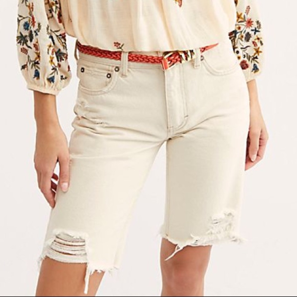 NWOT Free People We The Free Cutoff Denim Shorts